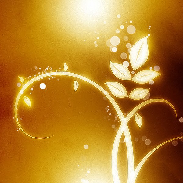 Simple Glowing Floral Pattern Creation In Photoshop