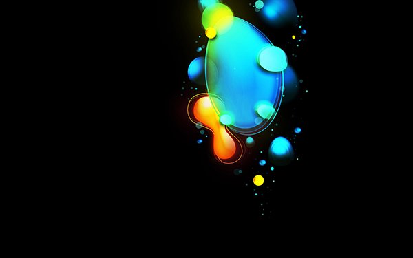 How To Create Abstract Vector Background With Colorful Bubbles In Adobe Photoshop CS5
