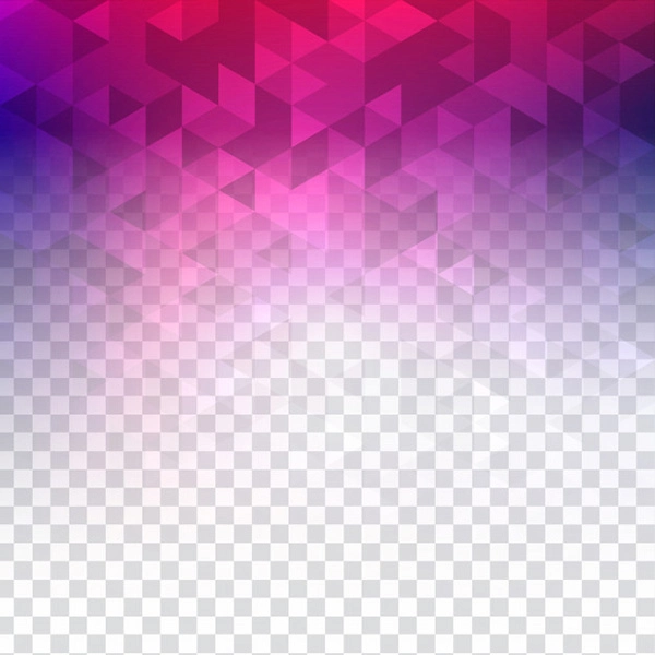 Abstract Colorful Transparent Polygonal Background - Free Vector