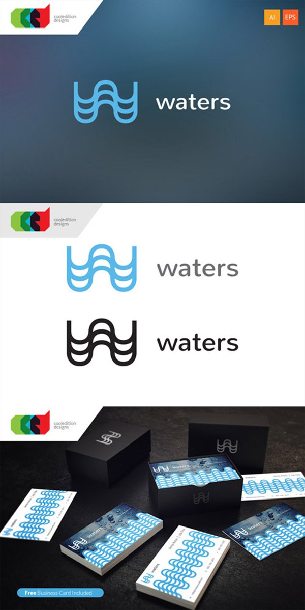 Waters - Logo Template