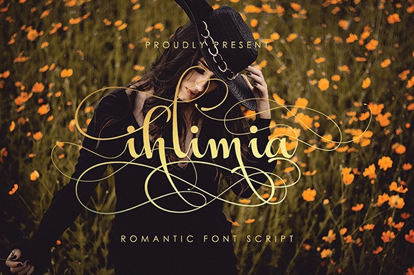 Ihlimia - Romantic Script Font