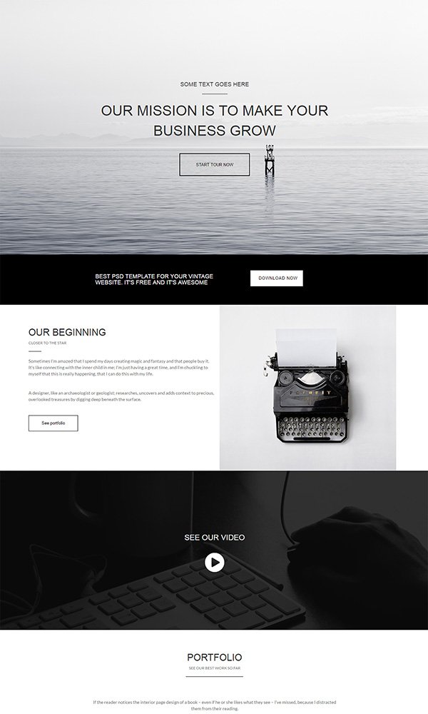 Wooster - Free Bootstrap Onepage Theme