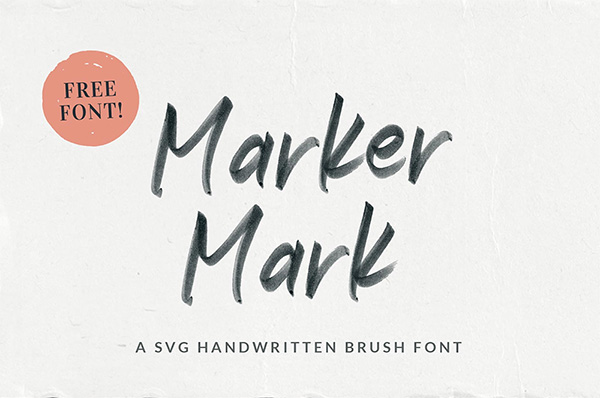 Marker Mark - Free SVG Font